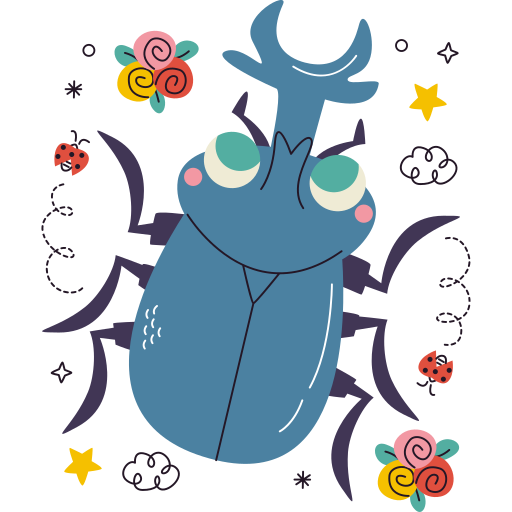 Insect free sticker Insect free sticker