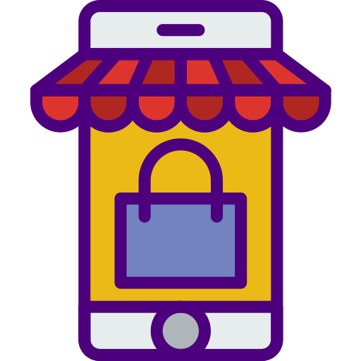 Mobile shop free icon Mobile shop free icon