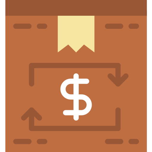 caja de entrega icono gratis