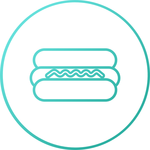 hot dog icono gratis