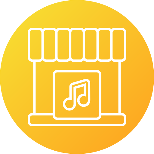 magasin de musique Icône gratuit magasin de musique Icône gratuit
