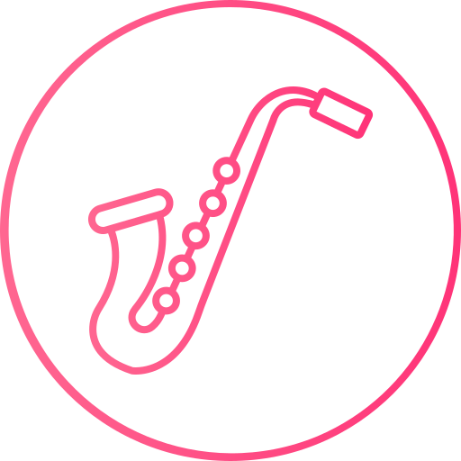 saxofón icono gratis