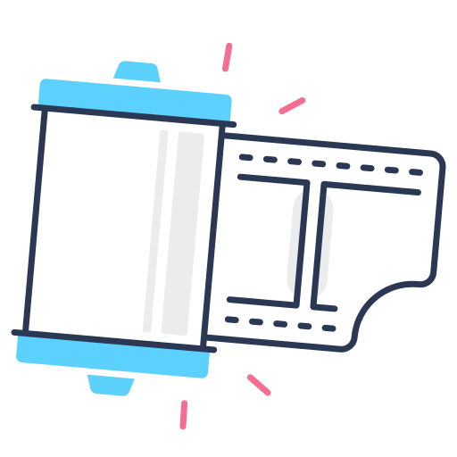 cámara de filmación icono gratis