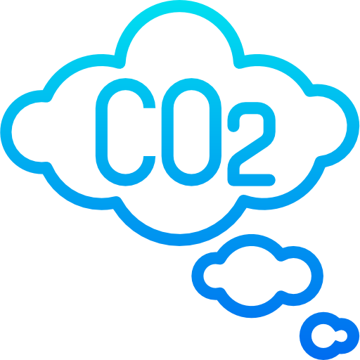 Co2 srip Gradient icon