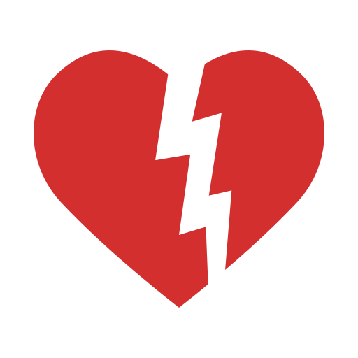 Broken heart free icon Broken heart free icon