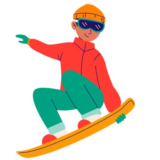 snowboard icono gratis