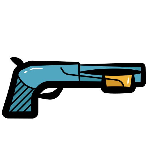 pistolet de police Icône gratuit pistolet de police Icône gratuit