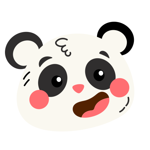 cabeza de panda icono gratis