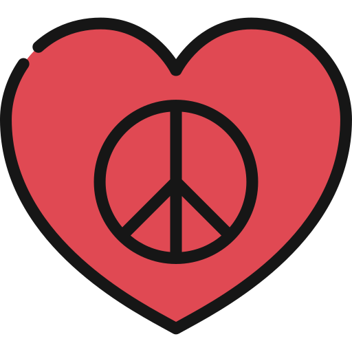 frieden und liebe kostenlos Icon frieden und liebe kostenlos Icon