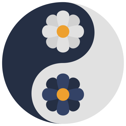 ying yang icono gratis