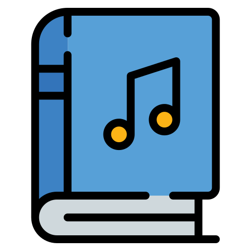 livro de música grátis ícone
