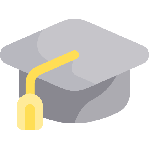 gorro de graduación icono gratis