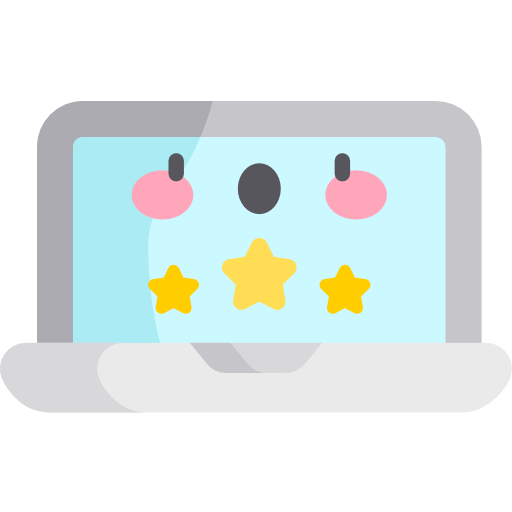 Computer Kawaii Flat icon