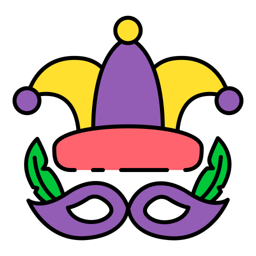 mardi gras icono gratis