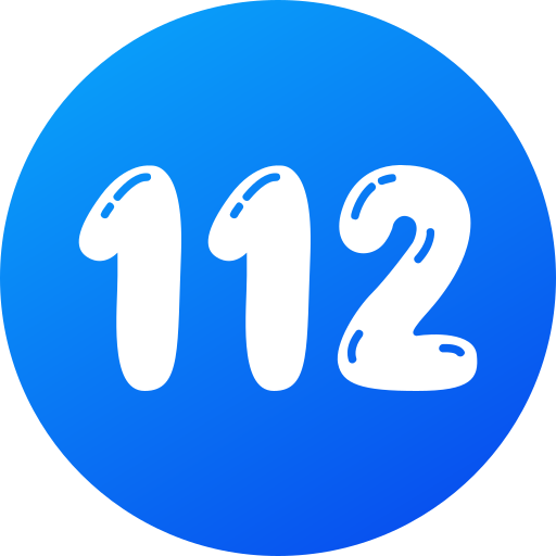 112 Icône gratuit 112 Icône gratuit