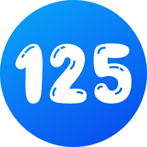 125 Icône gratuit