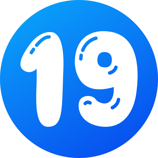 Nineteen free icon Nineteen free icon