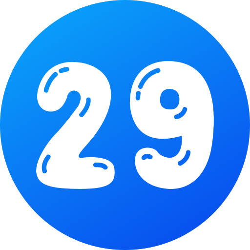 Twenty nine free icon