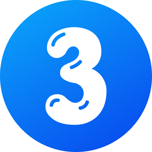 Three free icon Three free icon