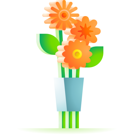 ramo de flores icono gratis