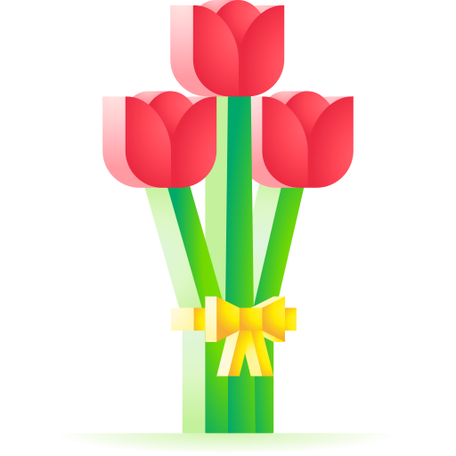 ramo de flores icono gratis