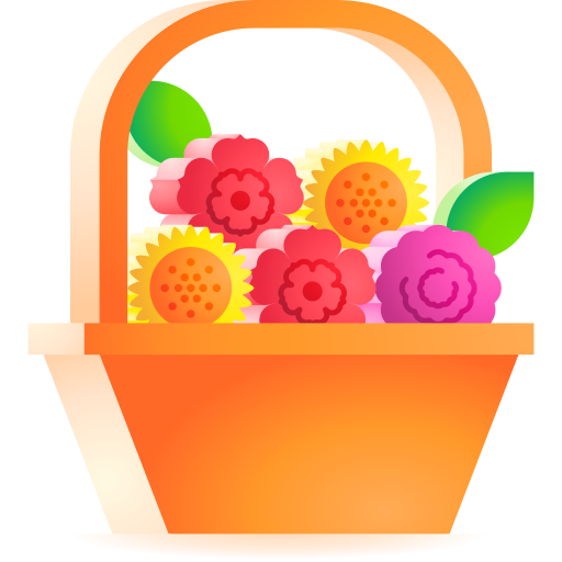 ramo de flores icono gratis