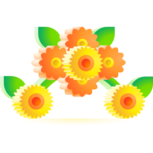 ramo de flores icono gratis