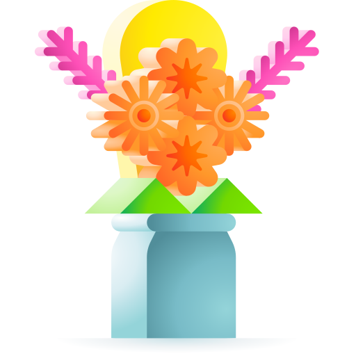 ramo de flores icono gratis