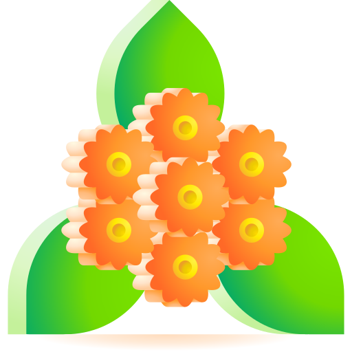 ramo de flores icono gratis