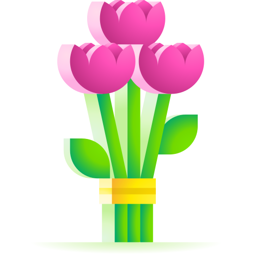 ramo de flores icono gratis