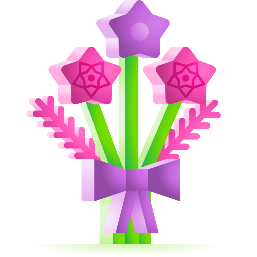 ramo de flores icono gratis