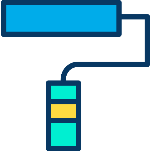 rodillo icono gratis