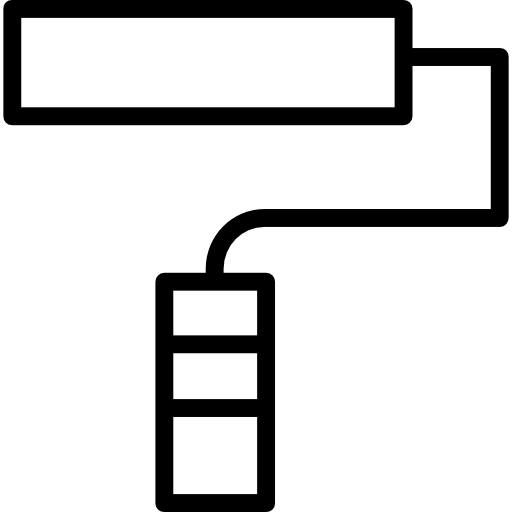 rodillo icono gratis