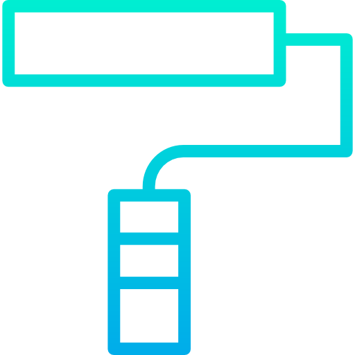 rodillo icono gratis