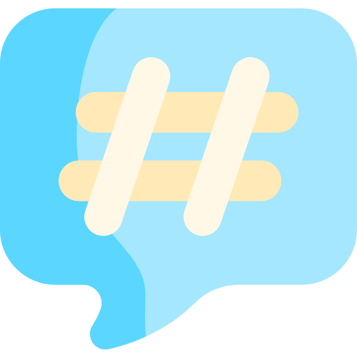 hashtag kostenlos Icon