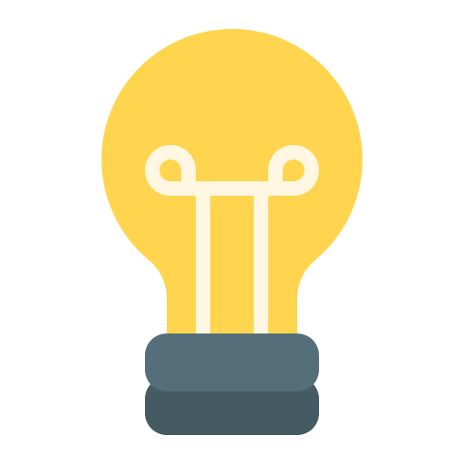 lâmpada elétrica grátis ícone