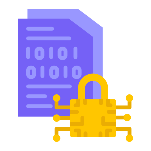 datos cifrados icono gratis