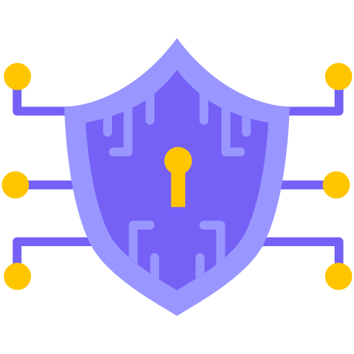 la seguridad cibernética icono gratis