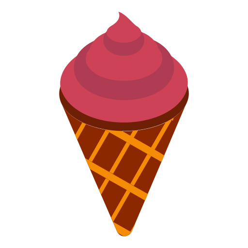 helado de cono icono gratis