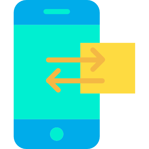 transferencia de datos icono gratis