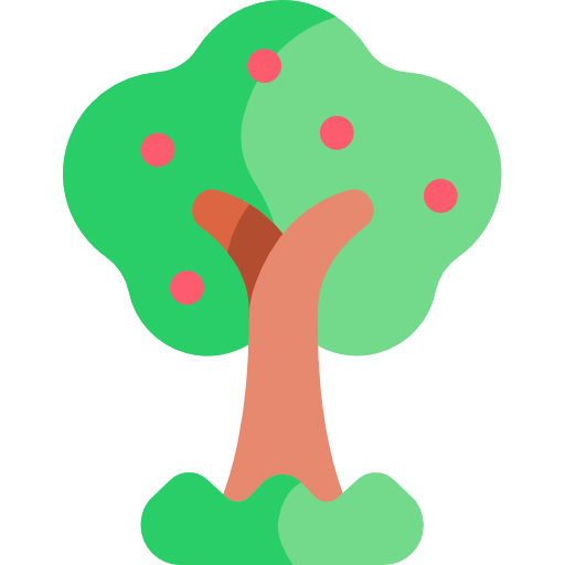 Tree Kawaii Flat icon