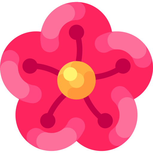 flores asiáticas icono gratis