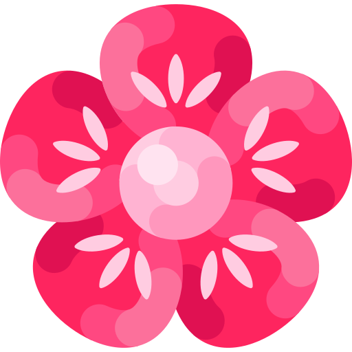 flores asiáticas icono gratis