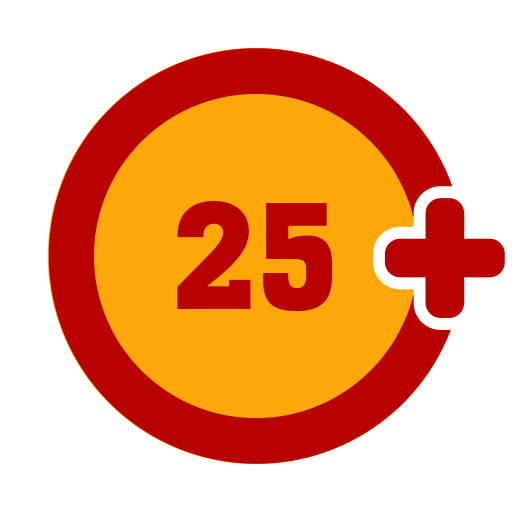 25 Icône gratuit 25 Icône gratuit