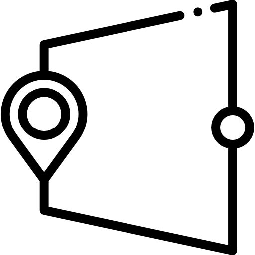 distancia icono gratis