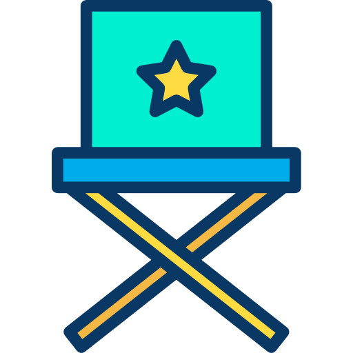 silla de director icono gratis