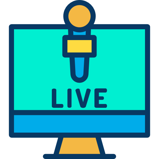 라이브 뉴스 무료 아이콘