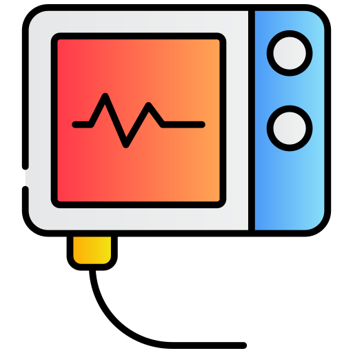 lectura de ecg icono gratis