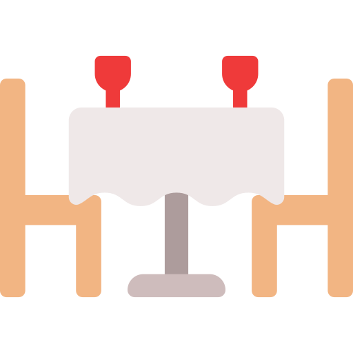 mesa del comedor icono gratis