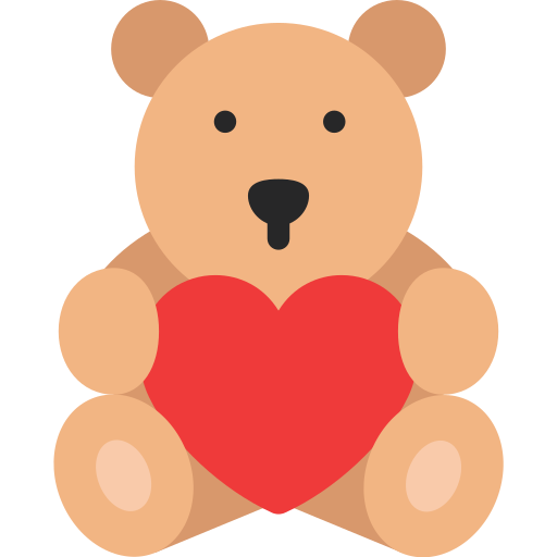 oso de peluche icono gratis